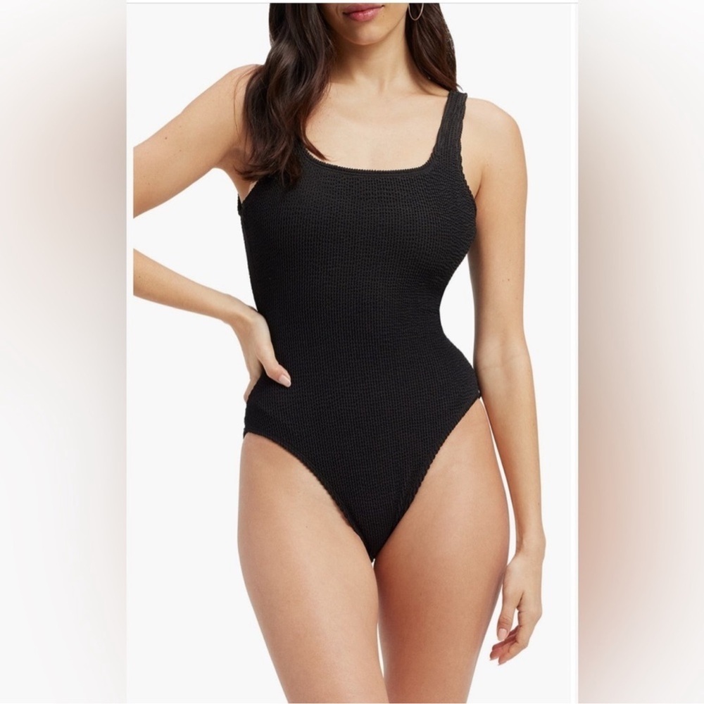NWT‎ Good American Always Fit One-Piece Swimsuit Black Sz 00/0 XXS/XS